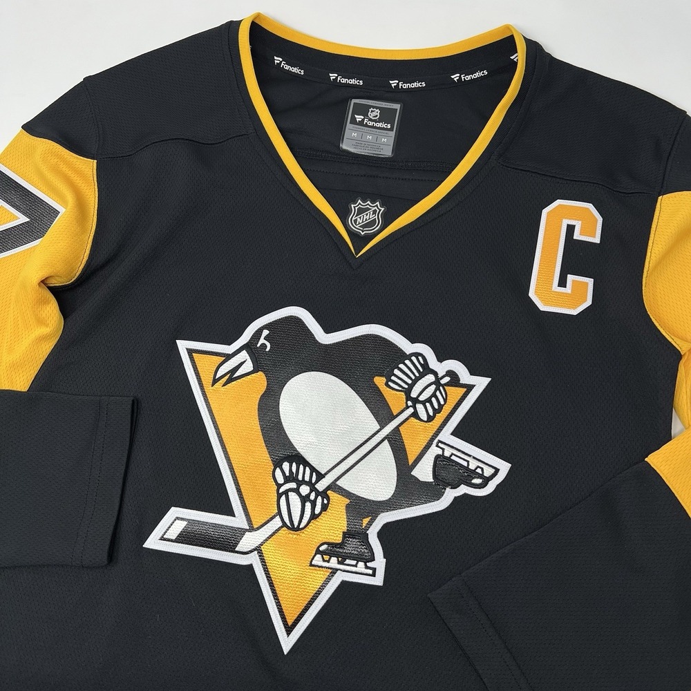 Fanatics Black and Gold Penguins Jersey